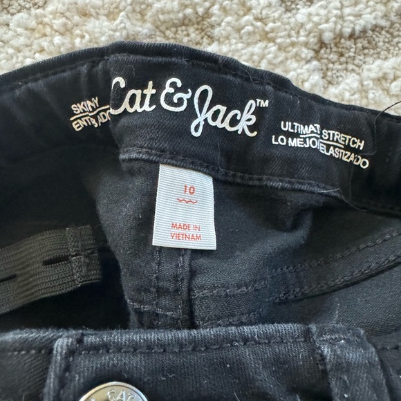 Cat & Jack Girls Jeans (3 pairs) - Blue and Black - Picture 4 of 4